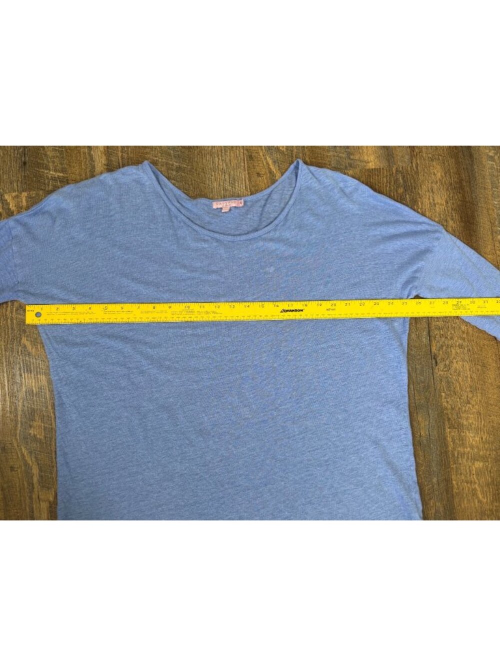 Calypso St. Barth Blue 100% Linen Oversized Tunic Top Women’s XS - Picture 5 of 14